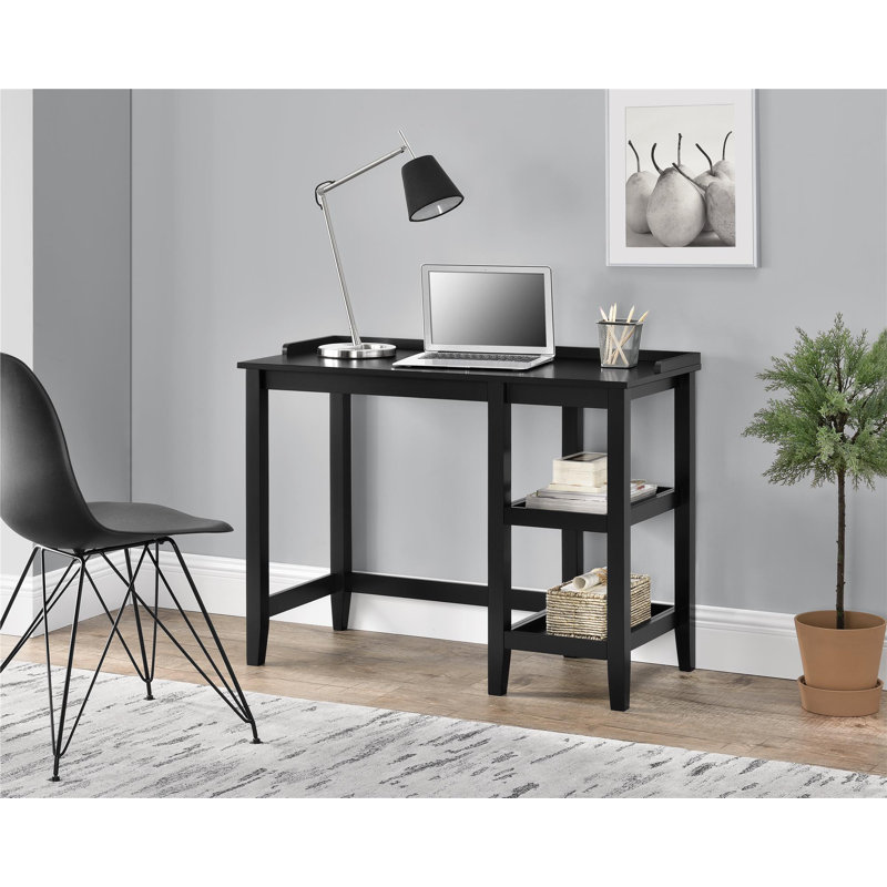 Winston Porter Yager Solid Wood Base Writing Desk & Reviews Wayfair